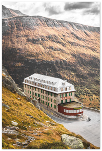 'Abandoned Hotel at Furka Pass' - Print