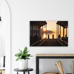 Load image into Gallery viewer, &#39;Sunset on the Montreux Riviera&#39; - Aluminum Dibond
