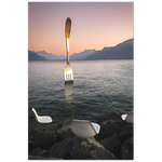 Load image into Gallery viewer, &#39;Ze Fork in Ze Lake&#39; – Print

