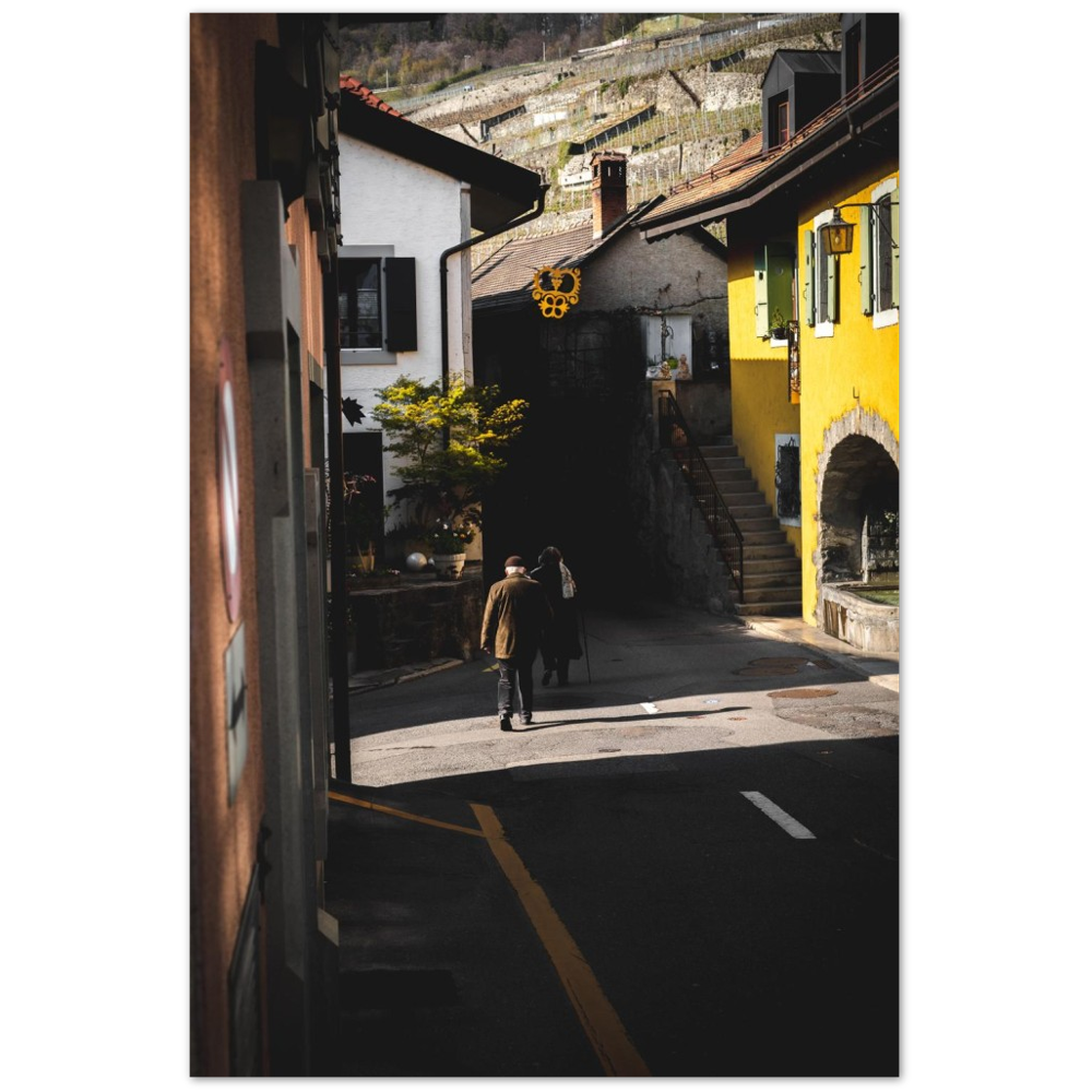 'A Stroll in Epesses' - Print