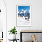 Load image into Gallery viewer, &#39;Winter Hiking in Lauchernalp&#39; - Framed
