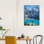Load image into Gallery viewer, &#39;Overlooking Oeschinensee&#39; - Canvas
