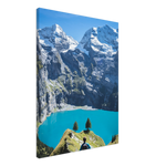 Load image into Gallery viewer, &#39;Overlooking Oeschinensee&#39; - Canvas
